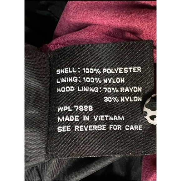 Anne Klein Womens Sz 10 Long Black Satin Lined Coat Removable Lining RARE - Picture 9 of 9